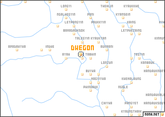 map of Dwegôn