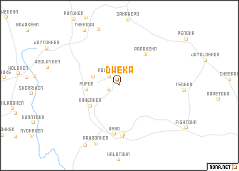 map of Dweka