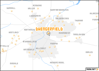 map of Dwenger Field