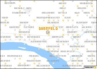 map of Dwerfeld