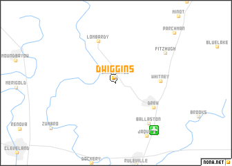 map of Dwiggins