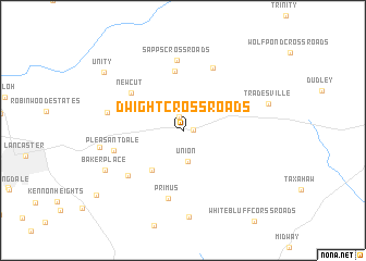 map of Dwight Crossroads