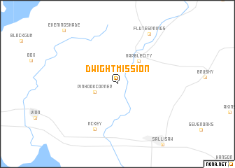 map of Dwight Mission