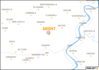 map of Dwight