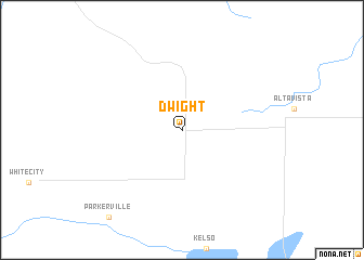 map of Dwight