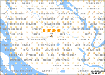 map of Dwimukha