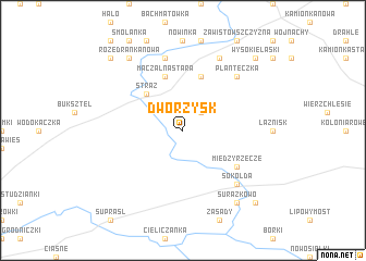 map of Dworzysk