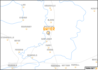 map of Dwyer