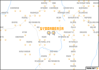 map of Dyaambem