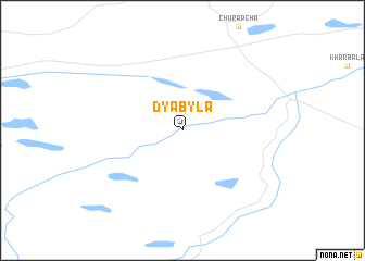 map of Dyabyla