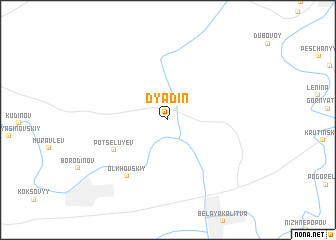 map of Dyadin