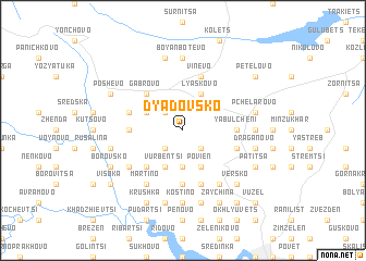 map of Dyadovsko