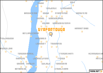 map of Dyafartouga
