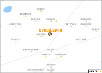 map of Dyagilevka