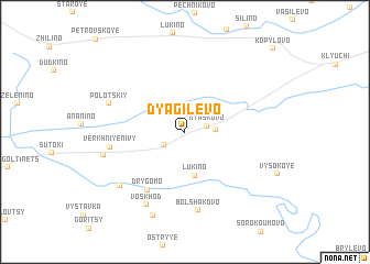 map of Dyagilevo