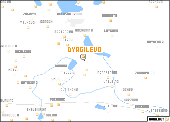 map of Dyagilevo