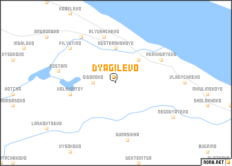 map of Dyagilevo