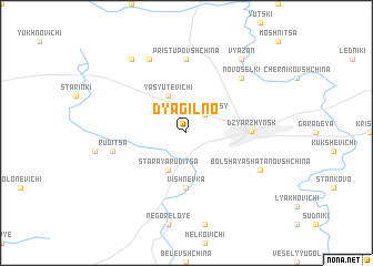 map of Dyagilʼno