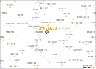 map of Dyaglevo