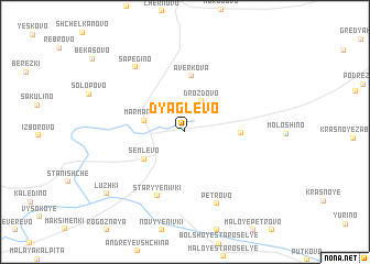 map of Dyaglevo