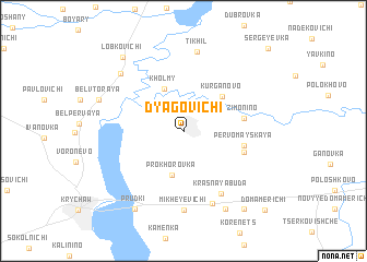 map of Dyagovichi