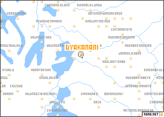 map of Dyakanani