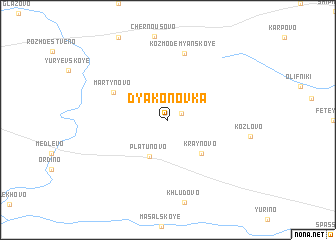 map of D\