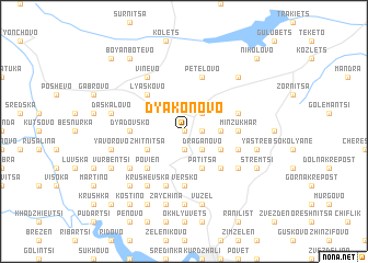 map of Dyakonovo