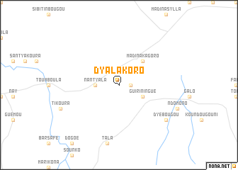 map of Dyalakoro