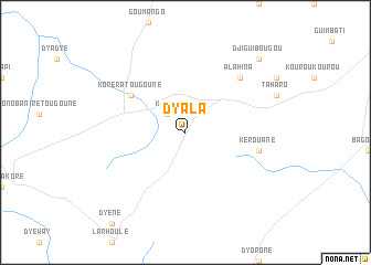 map of Dyala