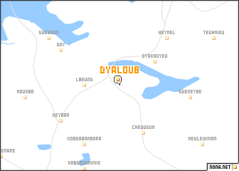 map of Dyaloub