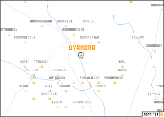 map of Dyamona