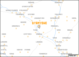 map of Dyamyowé