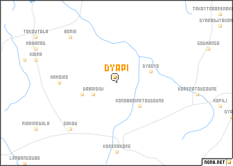 map of Dyapi