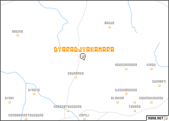 map of Dyaradjya Kamara