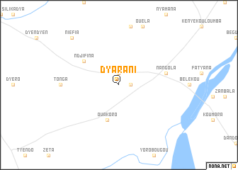 map of Dyarani