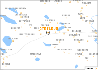 map of Dyatlovo