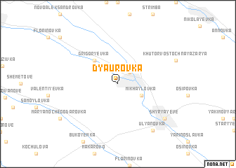 map of Dʼyaurovka