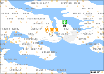 map of Dybbøl