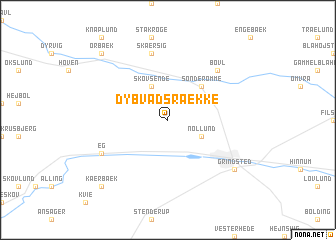 map of Dybvadsrække