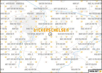map of Dycker Schelsen