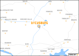 map of Dycusburg