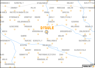 map of Dydule