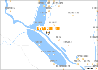 map of Dyéboukiria