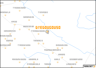 map of Dyédougouso