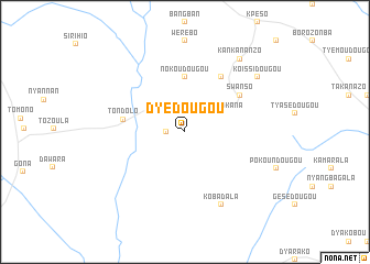 map of Dyédougou