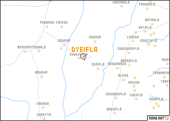 map of Dyéifla