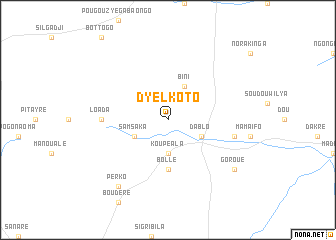 map of Dyelkoto