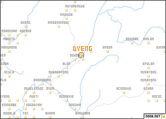 map of Dyeng