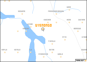 map of Dyénongo